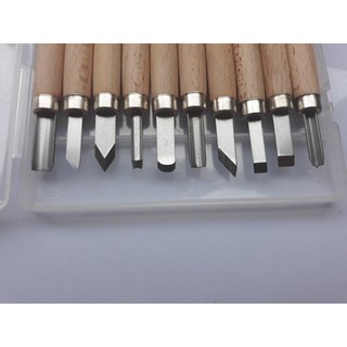 BỘ DỤNG CỤ KHẮC GỖ 10 CÂY