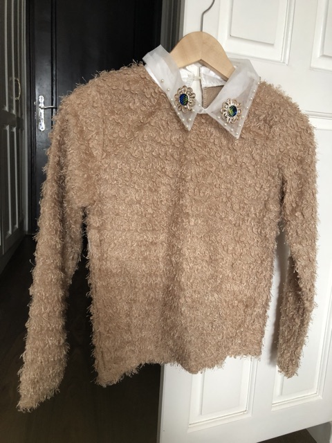 Áo lông đính đá