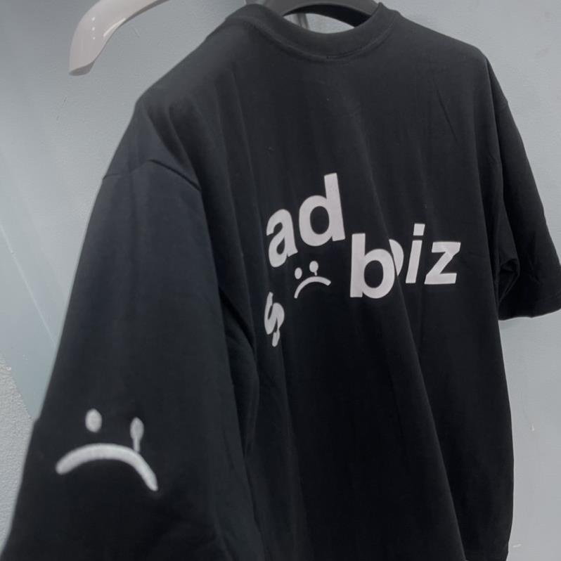 Áo thun sad boiz SIGNATURE nam nữ full tag hình thêu mặt cười unisex nam nữ