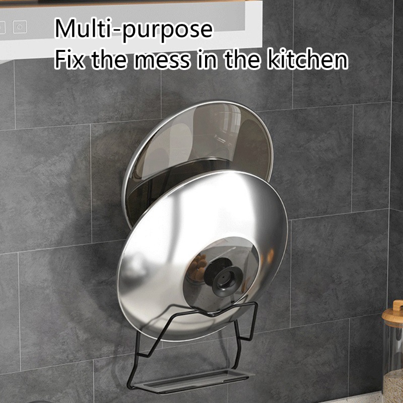 Giá Đỡ Thớt / Nắp Nồi Gắn Tường Tiện Dụng Cho Nhà Bếp