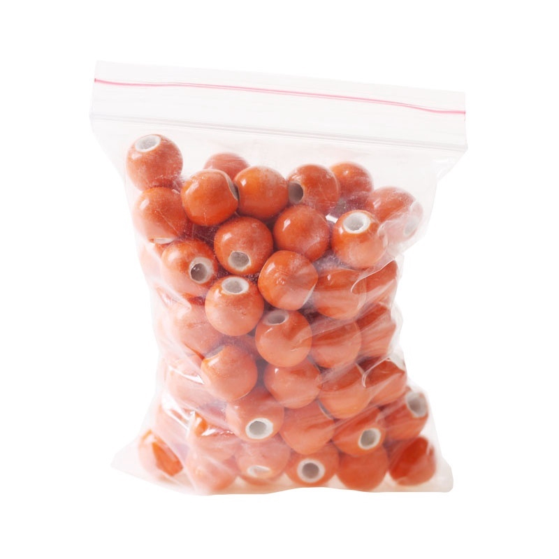 Set 50 hạt gốm hình tròn xỏ lỗ màu kẹo ngọt 6/8/10mm dùng để làm đồ trang sức thủ công