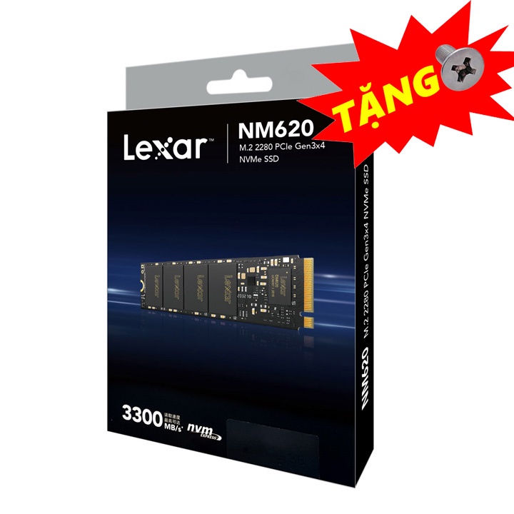 Ổ cứng SSD M.2 PCIe NVMe Lexar NM620 256GB - bảo hành 5 năm - SD125