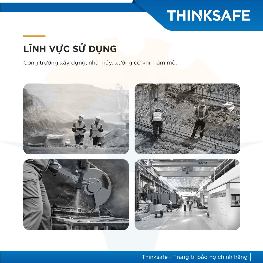 Giày bảo hộ lao động Hàn Quốc K2-14 khoé kéo, da bò chống thấm, mũi thép chống va đập, chống đinh - Thinksafe