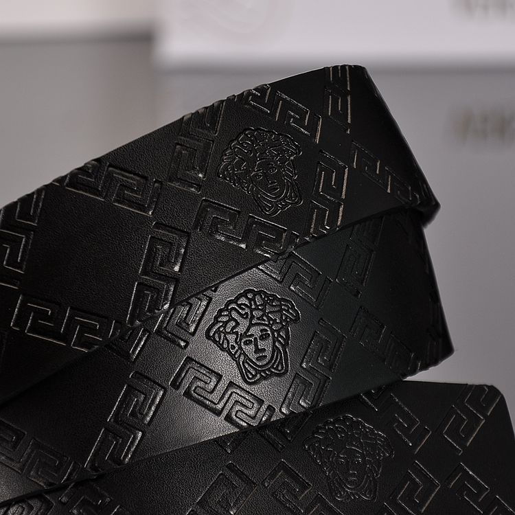 Thắt Lưng Versace Họa Tiết Sọc Caro Thời Trang Cho Nam