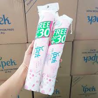 Bông tẩy trang ipek thổ nhĩ kỳ 120 + 30 miếng
