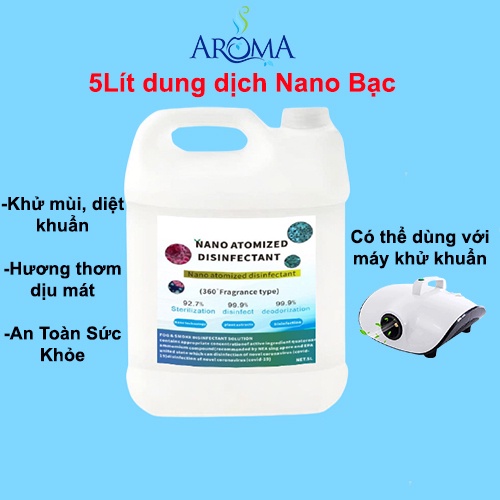 Dung dịch khử khuẩn nano bạc , khử  mùi, diệt mọi vi khuẩn trên xe ô tô, nhà hàng, quán ăn, gia đình.