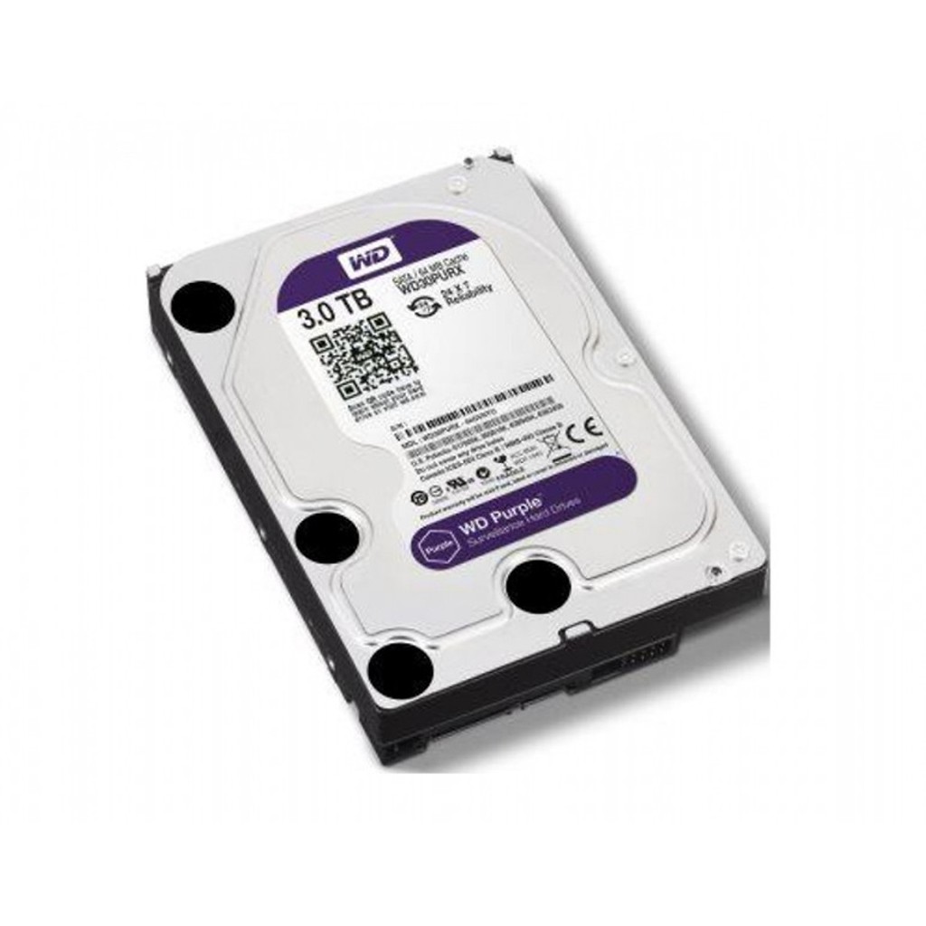 Ổ CỨNG HDD WESTERN DIGITAL PURPLE 3TB WD30PURZ (3.5″SATA 3)