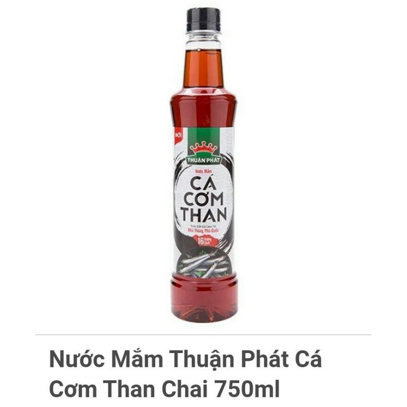 [Đại hạ giá]Nước mắm Thuận Phát cá cơm Than chai 750ml