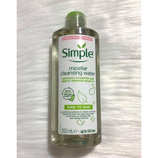 Nước Tẩy Trang Simple Micellar Cleansing - Water 200 ml