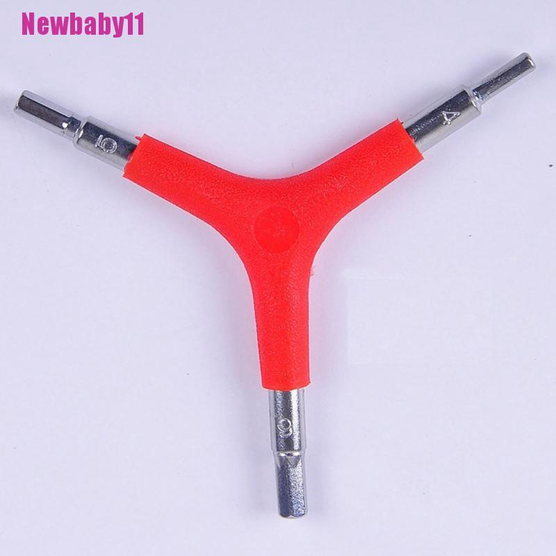 [Newbaby11].Cờ Lê Lục Giác 3 Chiều 4mm 5mm 6mm Sửa Xe Đạp