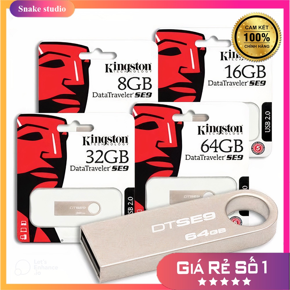 USB Kingston DTSE9 Chính Hãng 2GB/4GB/8GB/16GB/32GB/64GB