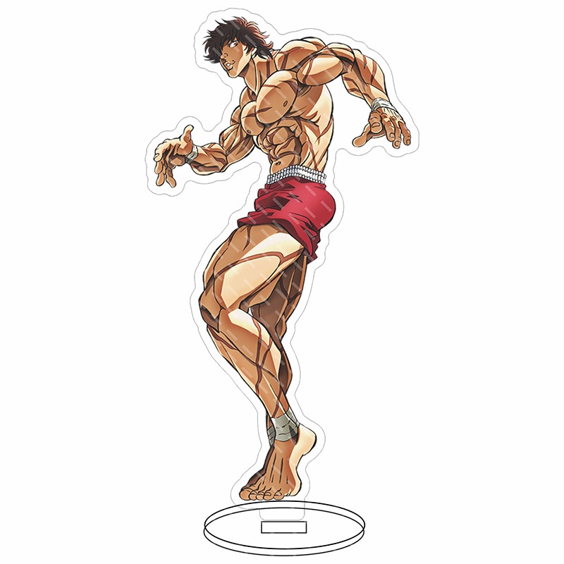 Mô Hình Nhân Vật Hanma Baki Yujiro Hoạt Hình Anime Bằng Acrylic Hai Mặt Phù Hợp Làm Quà Trang Trí Nội Thất