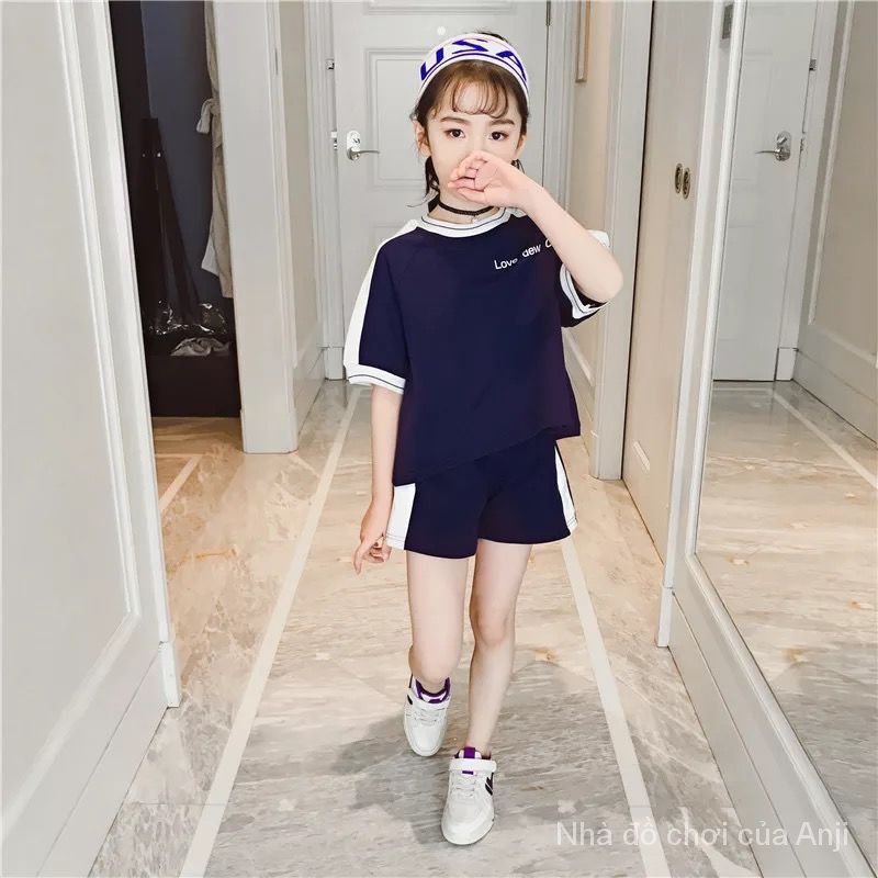 Bộ Quần Áo Bé Gái Phong Cách Hàn Quốc Thời Trang Hè 2021