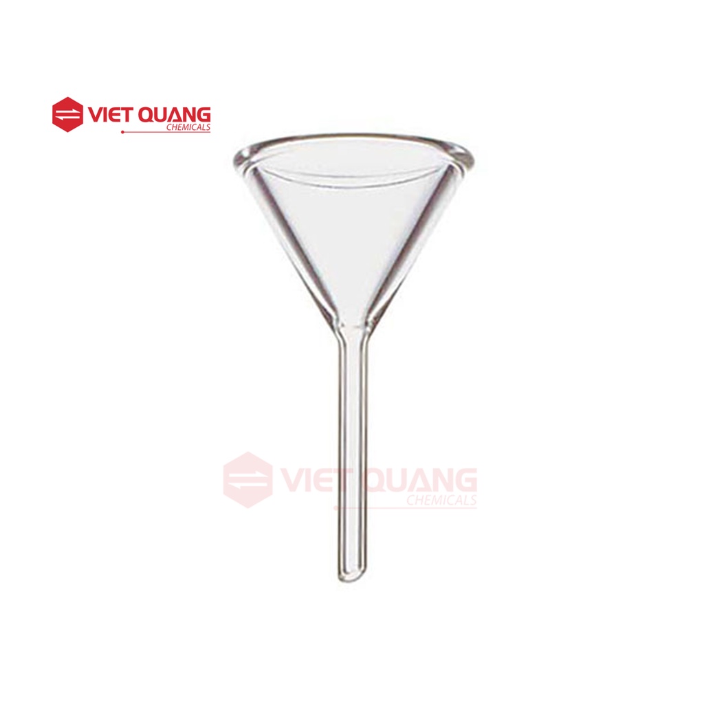 Phễu thủy tinh VietQuangchemicals phi 10