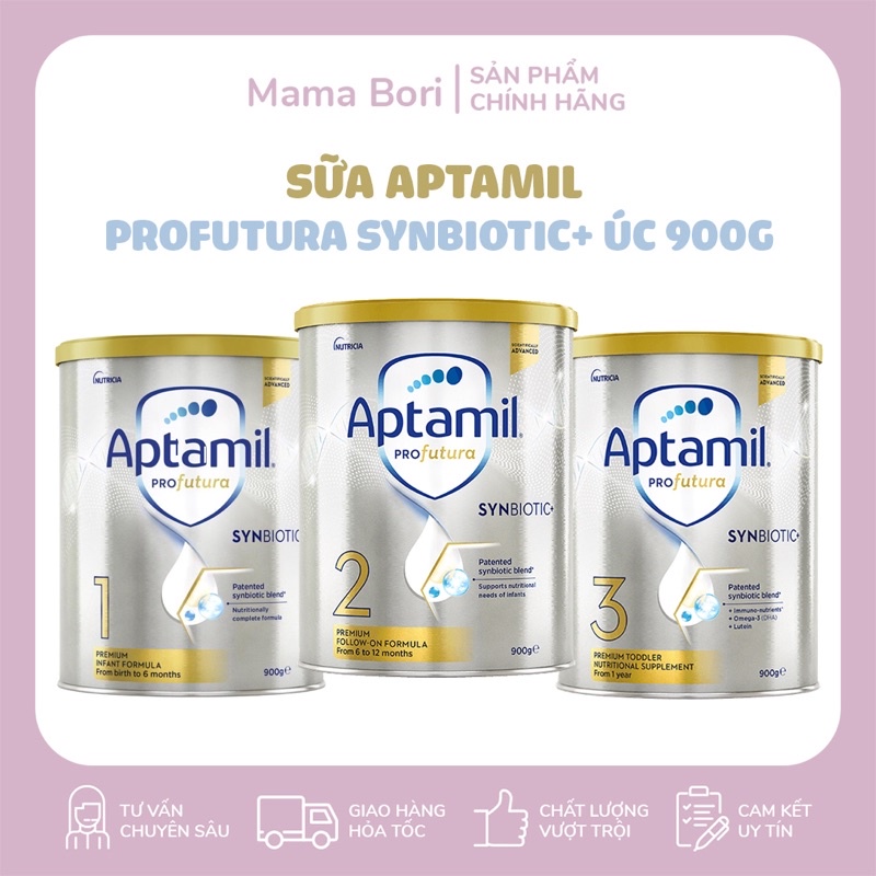 Sữa Aptamil Pro Futura Úc số 1 2 3