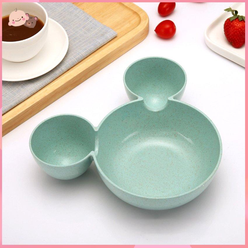 Dĩa ăn làm bằng nhựa dẻothiết kế chia ngăn tiện dụng