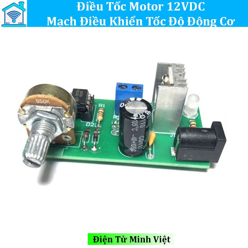 Điều Tốc Motor 12DC - Mạch Điều Khiển Tốc Độ Động Cơ