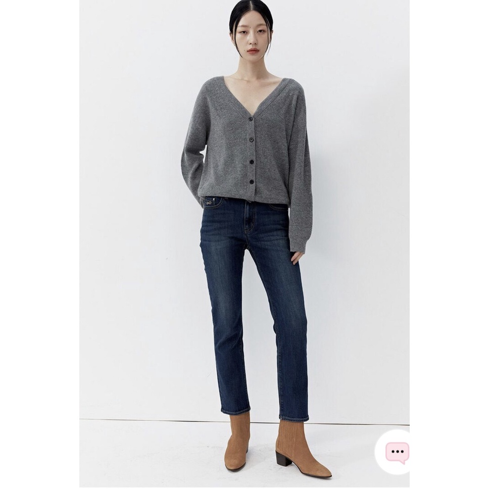 Quần jeans nữ xanh đậm Pl4c xuất khẩu