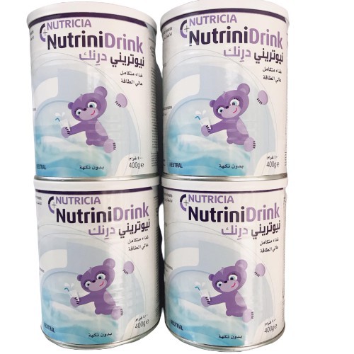 Combo 4 hộp nutrinidrink 400g - Tặng bộ học chữ và số - date 3/2021