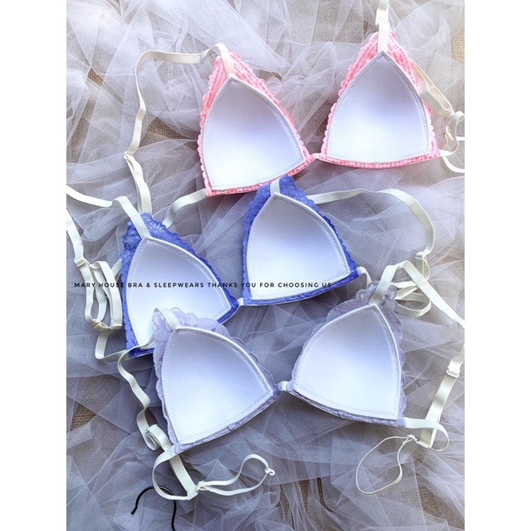 Bộ Đồ Lót Ren Mút Ngực Quần Y Cam Cúp  Nhỏ 32-34 | BigBuy360 - bigbuy360.vn