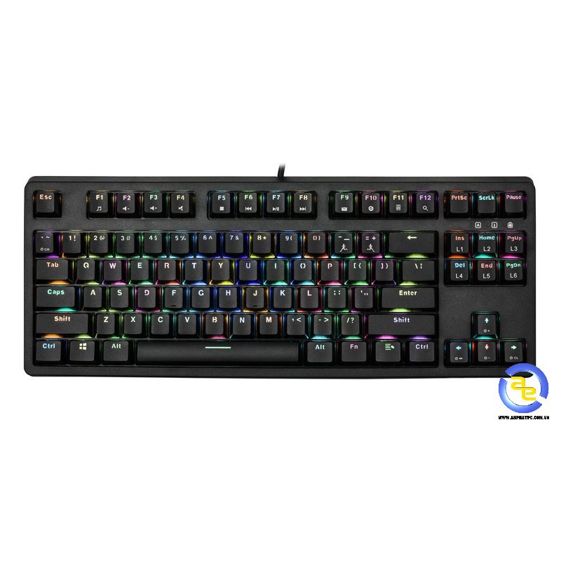 Bàn phím cơ EDRA EK387 Ver 2021 (Gateron/RGB Huano/Sky Dolch) Hàng mới chính hãng