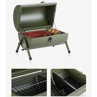 Lò nướng than Hun khói BBQ Bacon