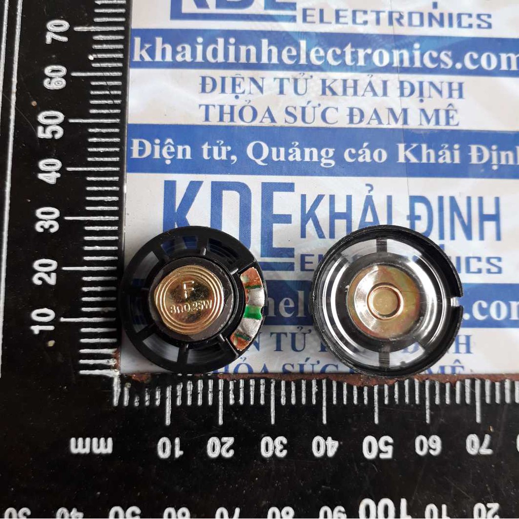 5 cái LOA ĐỒ CHƠI NHỎ 29MM 8R 8OHM 0.25W, DẠNG TRÒN kde3775