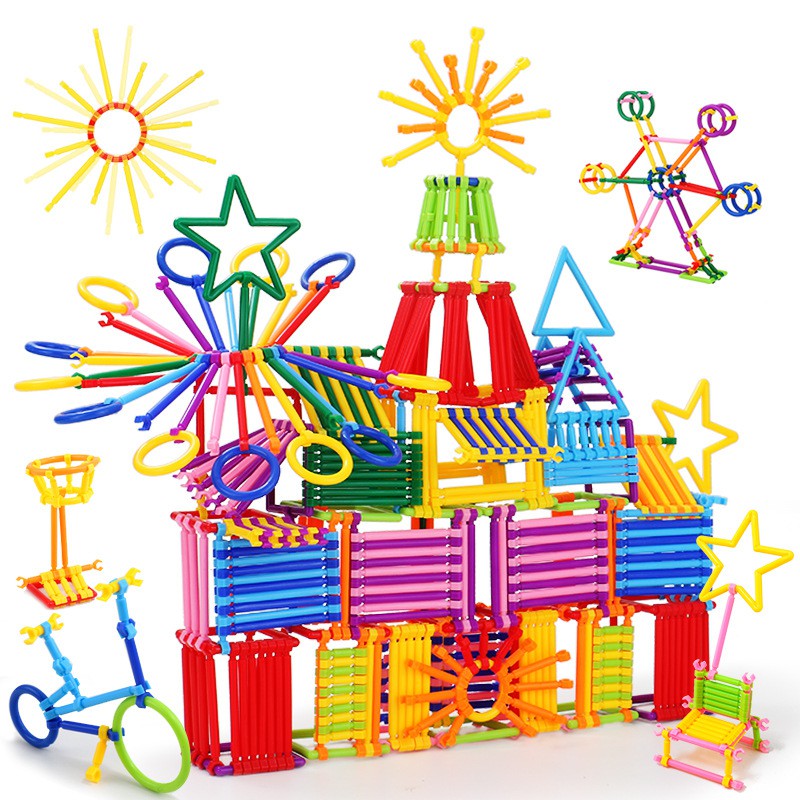 Trẻ em thông minh ma thuật xây dựng khối nhựa phép thuật chèn 3-10 tuổi sức mạnh trí tuệ lắp ráp đồ chơi