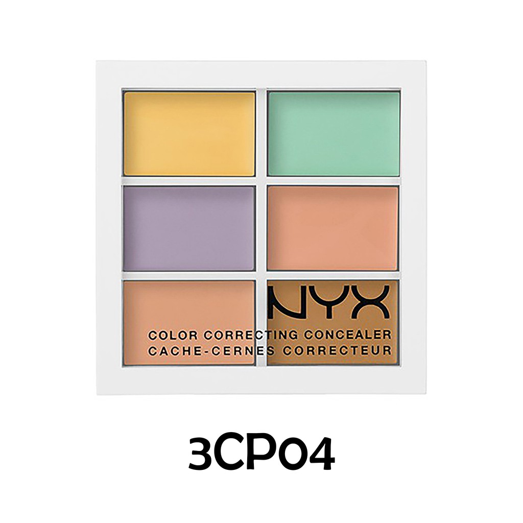 Che khuyết điểm triệt sắc 6 ô NYX Professional Makeup Color Correcting Palette - chumia | BigBuy360 - bigbuy360.vn