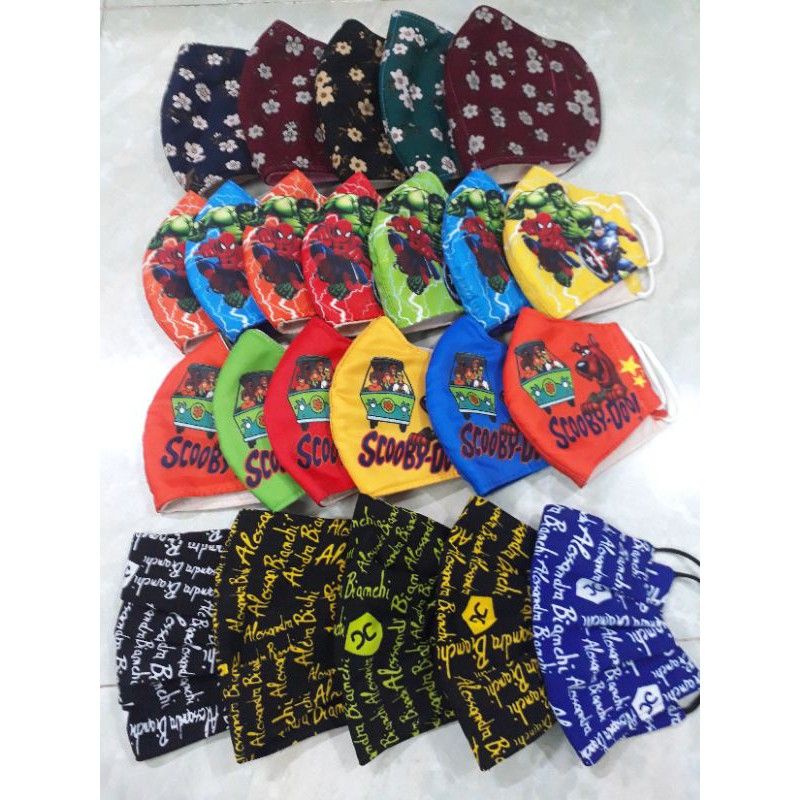 Khẩu trang vải cotton 3 lớp, kiểu truyền thống - Caro nhuyễn, chống tia uv, thoải mái khi đeo, tái sử dụng
