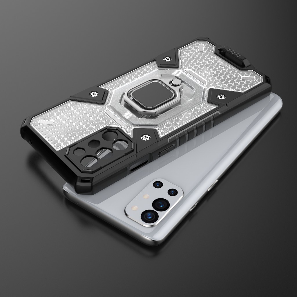 Ốp lưng OnePus 9R vân tổ Ong Iring không gian mới chống sốc giá đỡ xem phim bảo vệ camera