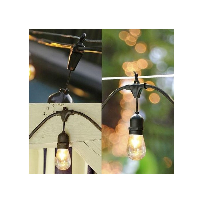 Dây đui đèn trang trí dây liền đui 5m 10 bóng 10m 20 bóng E27
