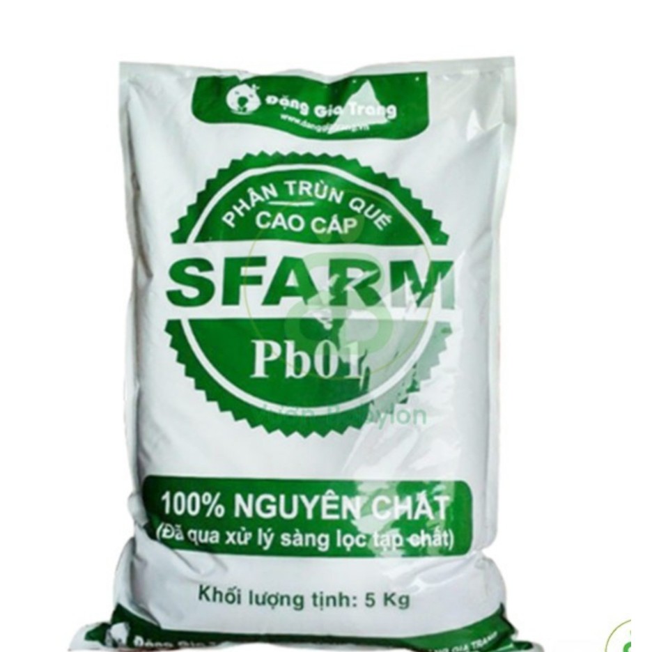 Phân Trùn Quế Cao Cấp Bịch 5kg