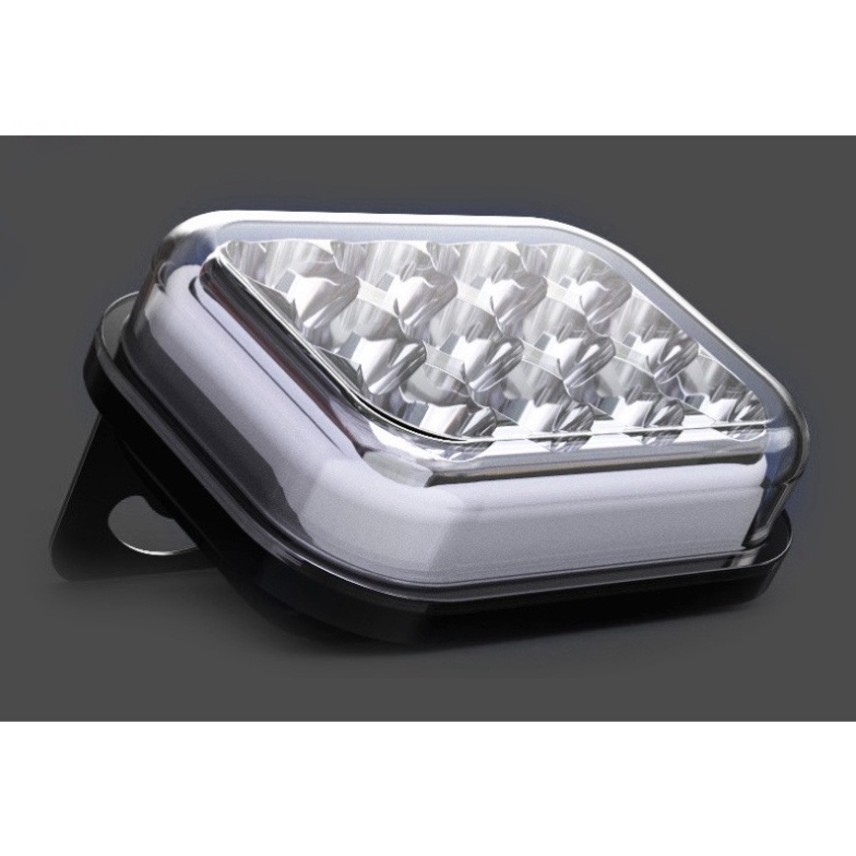 Đèn Trợ Sáng L12 Có Viền Đề Mi Đổi Màu 12 Chip LED Nhiều Chế Độ