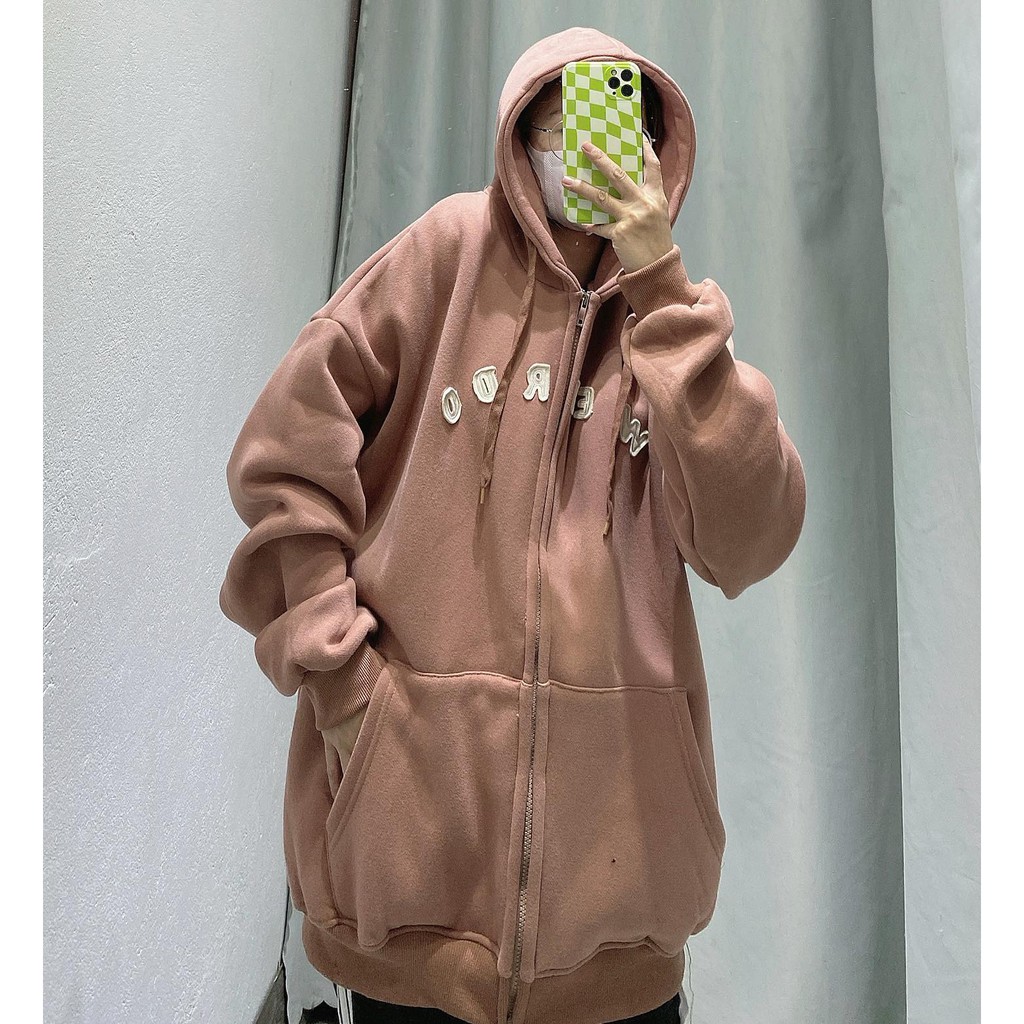 ÁO KHOÁC NỈ THÊU CHỮ WEIRD | BigBuy360 - bigbuy360.vn
