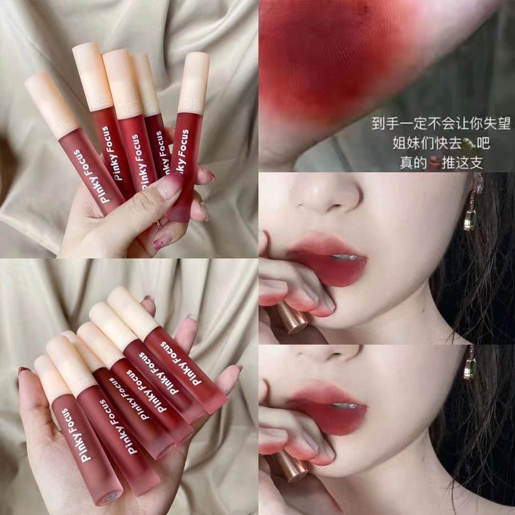 [Hàng mới về] Son môi trang điểm dạng lỏng nhiều màu sắc tùy chọn thời thượng lâu trôi