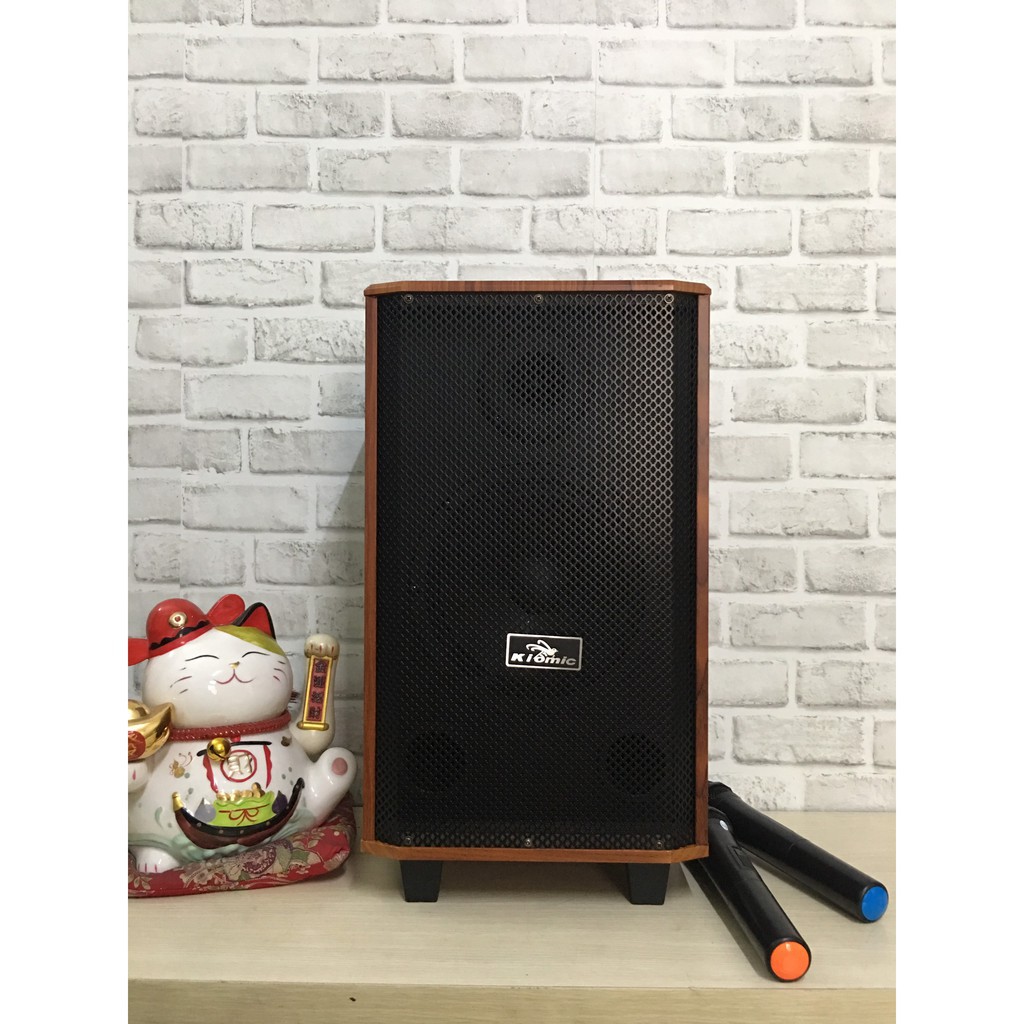 Loa kéo di dộng Karaoke Kiomic K88 - Tặng 2 mic hay