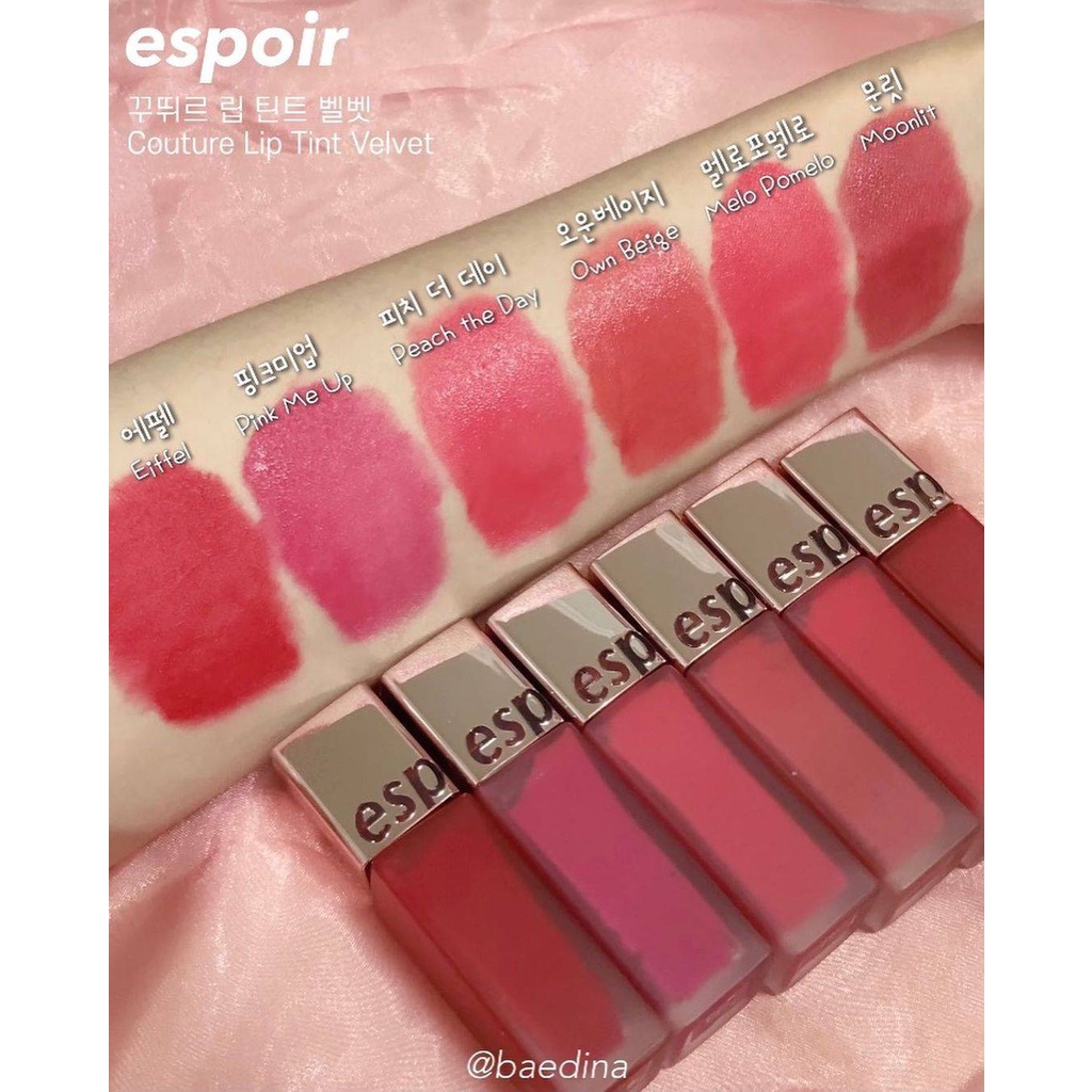 Son ESPOIR Couture Lip Tint Velvet 8g Hàn Quốc