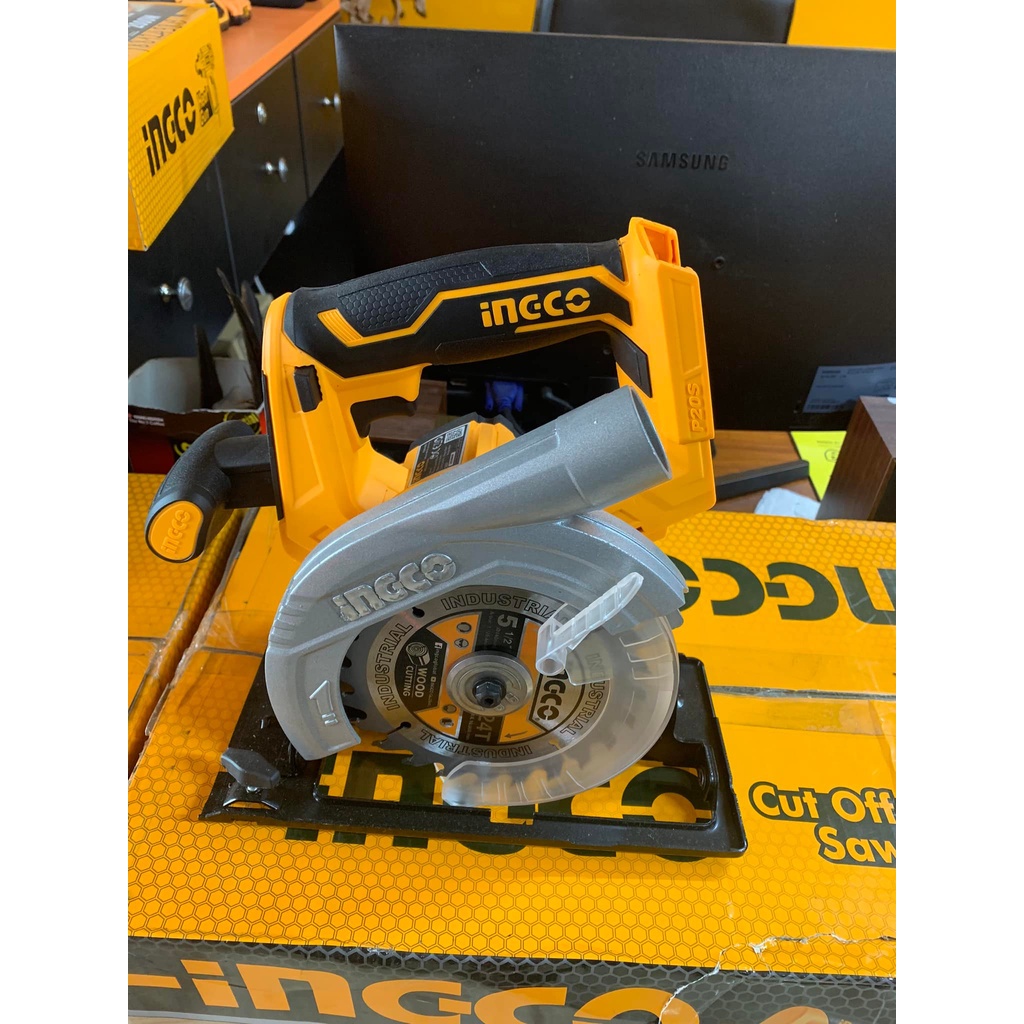 Máy cưa gỗ / cưa đĩa 140mm dùng pin 20V Ingco CSLI1401