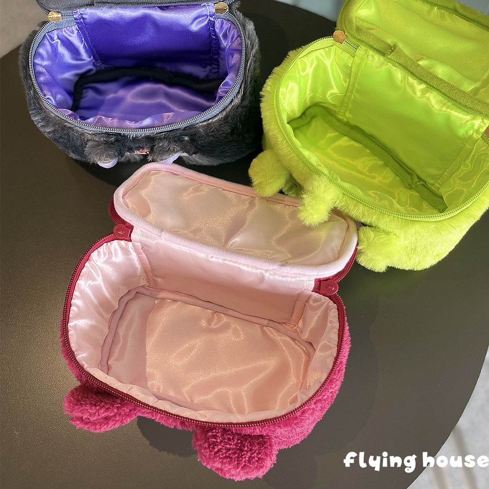 Túi Đựng Mỹ Phẩm Di Động Đa Năng Kích Thước Lớn In Họa Tiết Hoạt Hình Dễ Thương Có 9 Kiểu Lựa Chọn