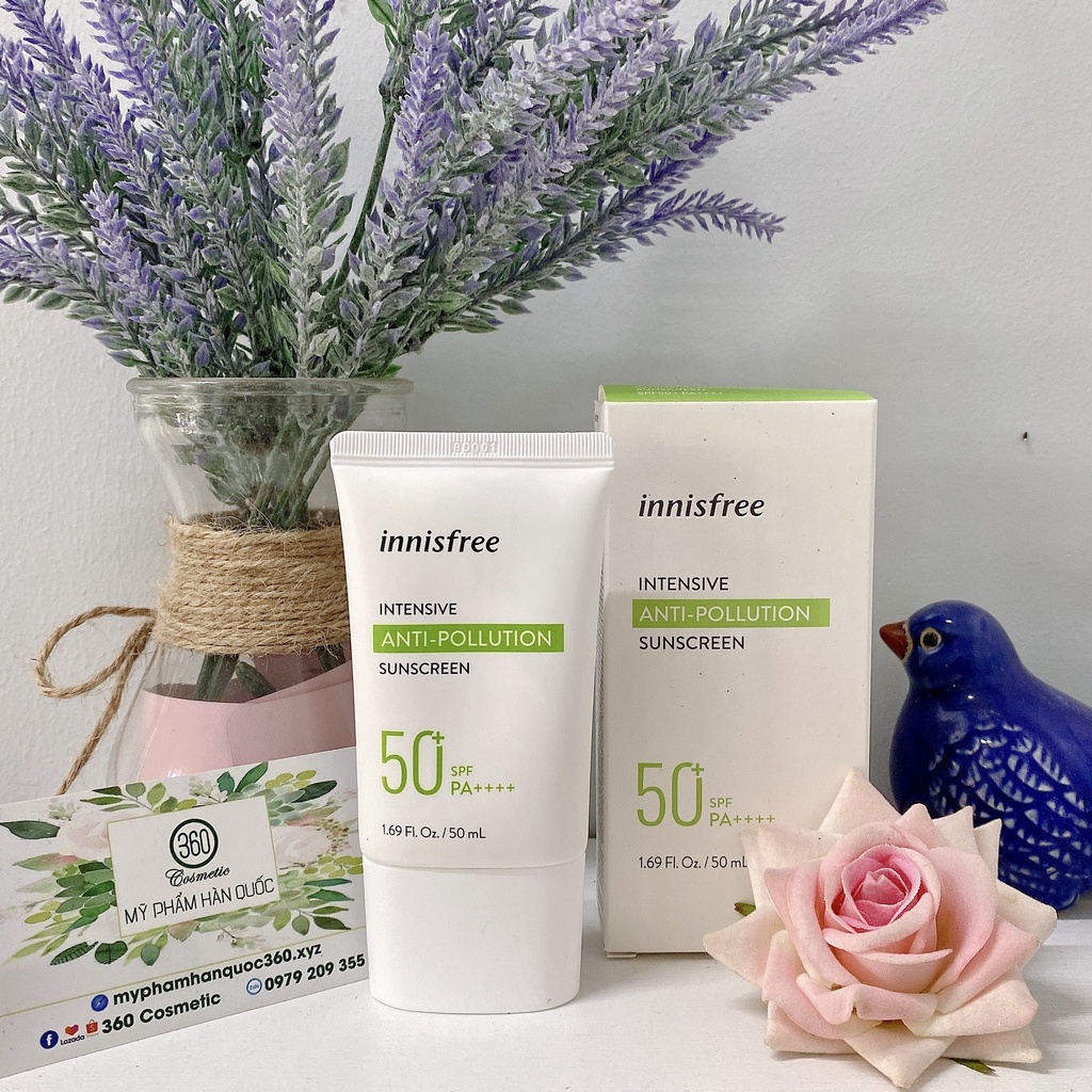 Chống Nắng Chống Trôi & Bụi Bẩn Intensive Anti-Pollution Sunscreen SPF50+ PA++++ 50ml