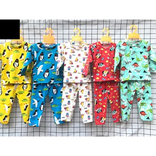 [XẢ] Bộ cotton co giãn 4 chiều cho bé trai/ gái