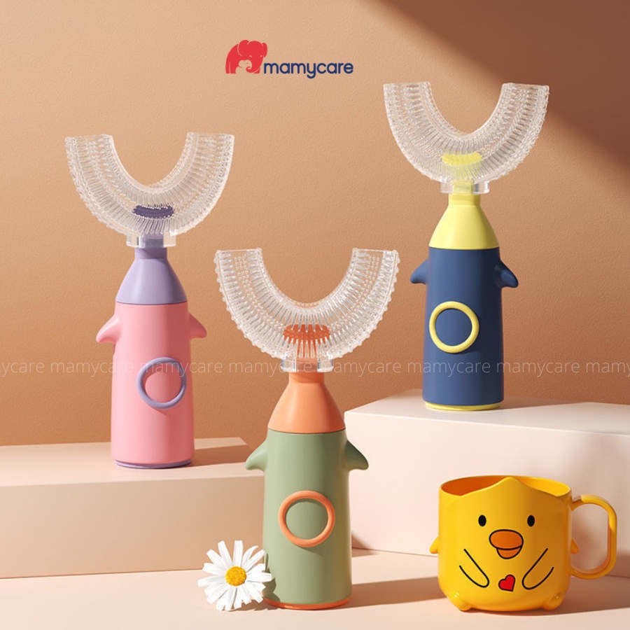 Bàn chải đánh răng cho bé chữ U silicon 1 đến 12 tuổi – MINMY BABY