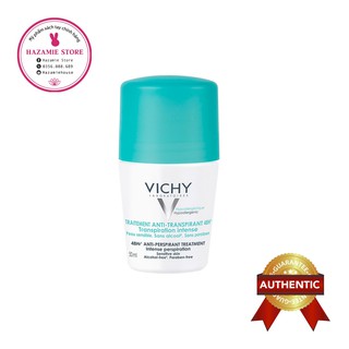 Lăn nách, lăn khử mùi Vichy Traitement màu xanh 50ml