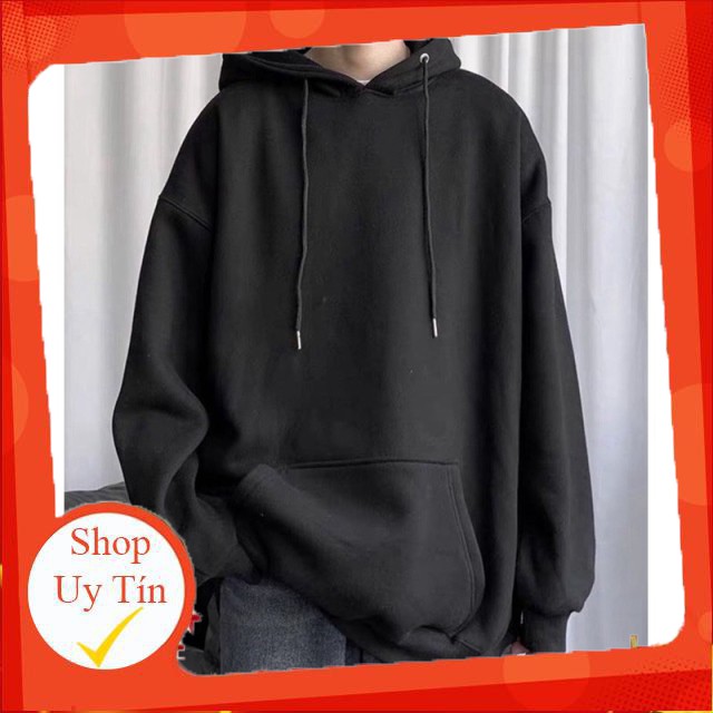 Áo Hoodie Nỉ Trơn - Áo Khoác Chui Cao Cấp Cửa Hàng Đồng Phục Gấu [BH 12 Tháng] -Hàng nhập khẩu