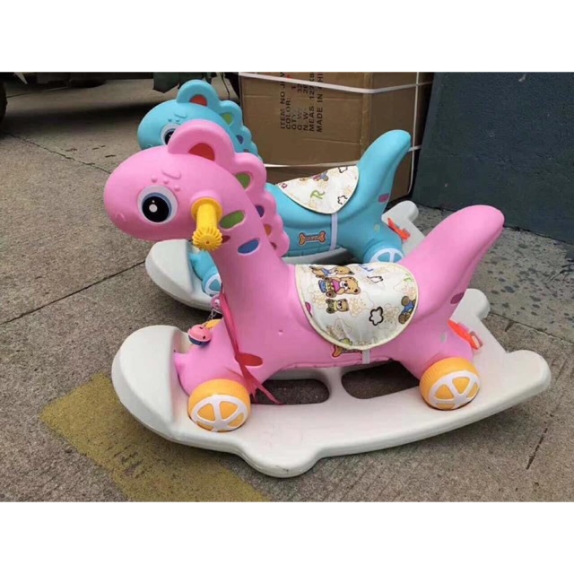 Ngựa bập bênh 2in1