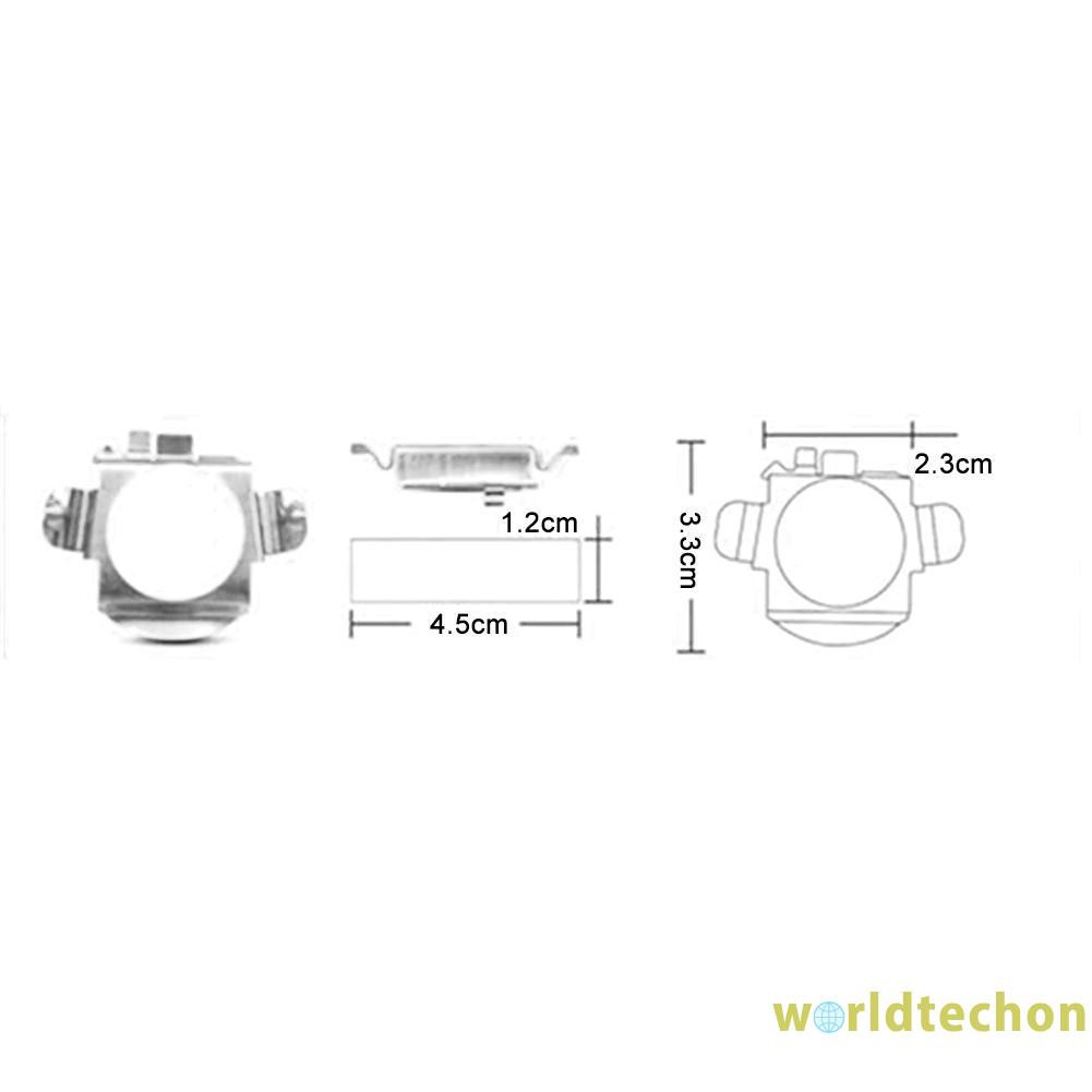 2 Giá Đỡ Đèn Pha H7 Led Cho Xe Benz Bmw Audi Vw