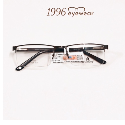 Gọng Kính kim loại nửa viền nam nữ chính hãng Avanta
