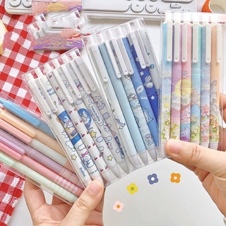 Set 6 bút mực 0.5mm họa tiết hoạt hình dễ thương