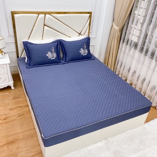 Ga chun trần phi lụa kèm 2 vỏ gối nằm